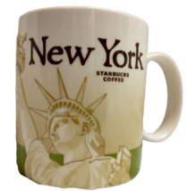 STARBUCKS NEW YORK Collector Series Cup Mug 2011 Green Statue of Liberty... - $12.95