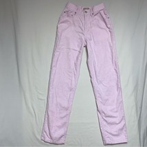 Vintage Linen Pants Women&#39;s 0 Petite Lavender Summer Straight Leg LIZ CL... - £34.73 GBP