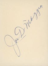 Joe DiMaggio original signature - £707.96 GBP