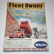 Vintage 1942 Fleet Owner Magazine White - £13.91 GBP