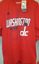 New Washington Wizards Logo Tee Adidas T Shirt Authentic Nwt - £17.29 GBP