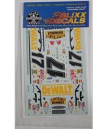 Slixx Decals 0217/1744 #17 DeWalt Racing Car 1/24 1/25 NASCAR Revell Taurus - £7.50 GBP