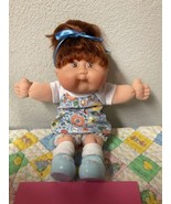 Vintage Cabbage Patch Kid Girl HTF Head Mold #17 Auburn Cornsilk Hair Ma... - £199.80 GBP