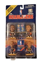 VINTAGE HEADLINERS GREAT GUARDS 1997 3&quot; NBA FIGURES ORIGINAL PACKAGE COR... - £19.51 GBP