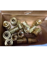 NEW 15 Pieces Parker BST-1 Non Valved Brass Couplers - $135.13 CAD
