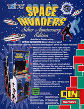 SPACE INVADERS 25th Anniversary 2003 Original NOS Video Arcade Game Flyer Vers 2 - £13.82 GBP