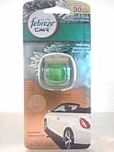 Febreze Car Vent Clip Air Freshener Limited Edition Frosted Pine Odor Eliminator - $5.00