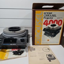 Kodak Carousel Projector 4000 Flawless W/ Manual Tested Working Vtg - £77.54 GBP