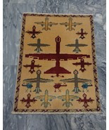 Authentic Afghan War Rug - 2x3 Oriental Wool Area Rug - $172.00