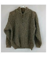 Club Room Men&#39;s Pima Cotton Quarter-Zip Sweater Size Large - $16.48