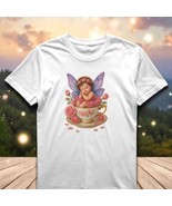 Fairy in Teacup Baby Girl T-Shirt – Black &amp; White | Sizes L-3X, 100% Cotton - $361.08 MXN+