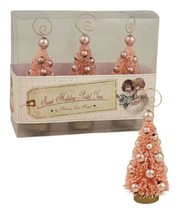 Bethany Lowe 2 Boxes &quot;Sweet Holiday Pastel Pink Mini Tree&quot; LO5540 - £23.97 GBP