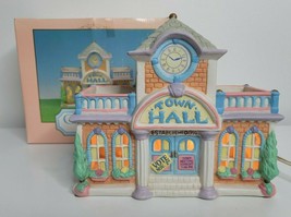 Cottontail Lane EASTER Lighted Town Hall Midwest of Cannon Falls Bunny Cottages - £24.67 GBP