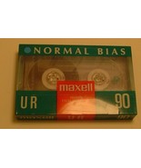 Maxell UR 90 Tinted Oval Window Cassette Tape Blank Audio Sealed Normal ... - $5.09