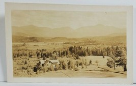 Rppc A View of the Home and the Valley with Lake &amp; Mountain c1918 Postca... - $8.95