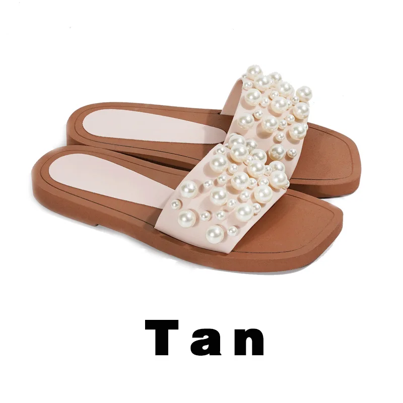 2024 Shoes Women Sandals Fashion Flip Flops Summer Style Flats Solid Slippers Sa - £195.17 GBP