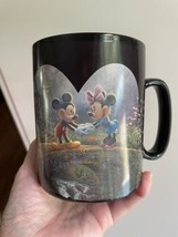 Disney Thomas Kinkade Mickey and Minnie Love Coffee Morphing Mug 2016 - £10.85 GBP