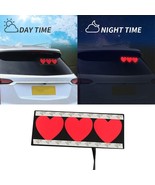 JDM Heart Shape Car Sticker Decal Back / Front / Rear Window Signal Ligh... - £11.10 GBP