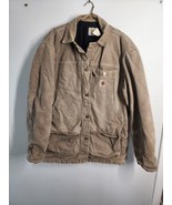 Vintage Carhartt Heavy Jacket RN 14806 Quilted Button Down Large Tall - $89.10