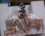 Enesco Rudolph Donner and Family We'll Call Him Rudolph Figurine MIB #87... - $173.24