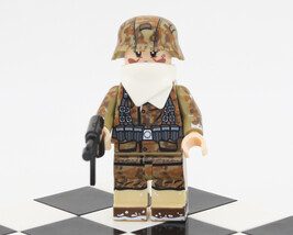 WW2 minifigure | German Army Waffen Soldier Military Troops |JPG008 - £3.89 GBP