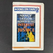 Interest of Justice by Nancy Taylor Rosenberg Novel Audiobook Cassette Tape - $13.60