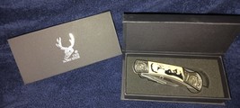 The BONE EDGE COLLECTORS CASED SILVER POCKET KNIFE/ OUTSTANDING W/FREE S... - €11,28 EUR
