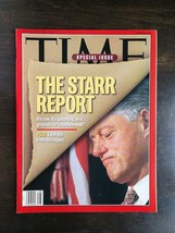 Time Magazine September 21 1998 Bill Clinton Starr Report Newsstand No Label 524 - £5.42 GBP