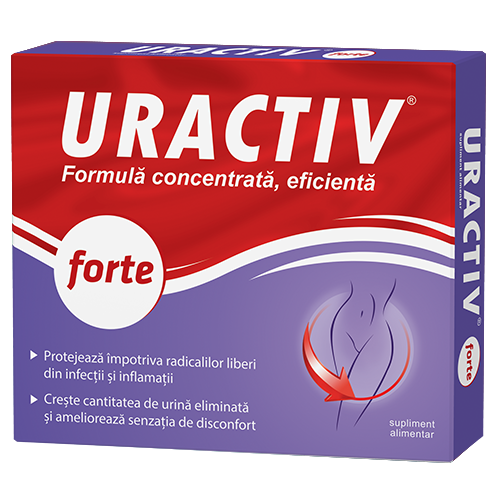 Uractiv Forte Urinary Infection Discomfort Pain Relief Fiterman Pharma 20 tabs