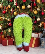 NEW Christmas Plush How The Grinch Stole Christmas LEGS 25&quot; x 9&quot; Xmas Tr... - $14.69
