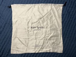 1 Piece Kate Spade Cotton Dust Bag  19 x 17 White for Handbags - £11.83 GBP