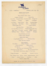 Furness Lines R M S Dominica Breakfast Menu August 1935 - £13.76 GBP