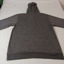 Hollywood Jean People Hoodie Men's Size L Gray 1/4 Zip Cotton Blend Sweatshirt image 14