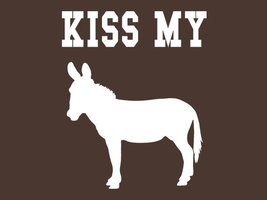  FUNNY TSHIRT Kiss My Ass T-Shirt County Music Cowboy Mens Womens Kids Tee Shirt - £10.40 GBP