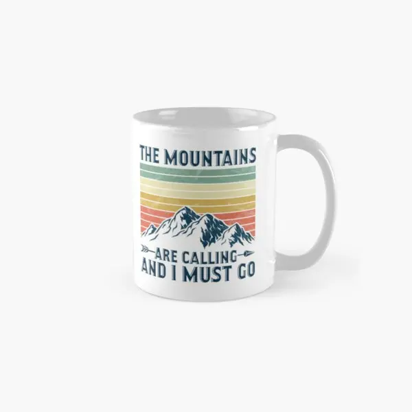 Vintage Retro The Mountains Are Calling Mug Coffee Drinkware Tea Cup Gifts  - $19.99