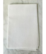 Lot of 2 Pieces White Aida 14 Count Cross Stitch Fabric Cotton 11-7/8&quot; x... - £9.62 GBP