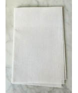 Lot of 2 Pieces White Aida 14 Count Cross Stitch Fabric Cotton 11-7/8&quot; x... - £9.62 GBP