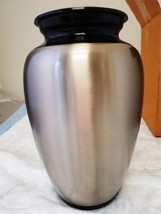 Beautiful Handcrafted Brushed Pewter Urn for Human Ashes - $34.65