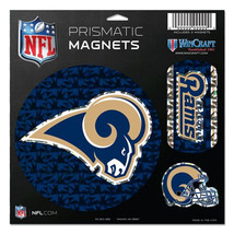 St. Louis Rams Magnets 11x11 Die Cut Prismatic Set of 3 - €34,56 EUR