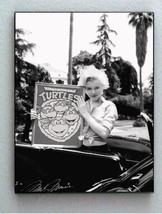 Framed Marilyn Monroe holds TMNT Teenage Mutant Ninja Turtles Poster faux signed - £14.66 GBP