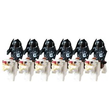 12Pcs Uruk-Hai Assault Riding the White Wolf The Lord Of The Rings Minifigures - £19.60 GBP
