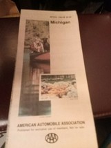 AAA Road Map of Michigan vintage but unknown date euc - £7.90 GBP