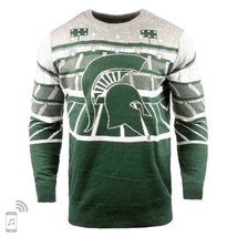 Michigan St. Spartans Officially Licensed NCAA Light-Up/Bluetooth Sweater NWT - £39.95 GBP