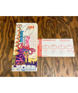 TWA airlines USA cities vintage envelope with passenger copy boarding pass - $375.38 MXN