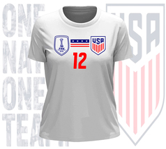 Alana Cook #12 USWNT Soccer FIFA World Cup 2023 Women&#39;s T-Shirt - £23.59 GBP+