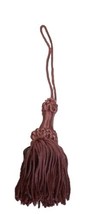 Vintage European Style 3.25&#39;&#39; Key tassel  Craft 3&quot; Cord 6.25&quot; Total Purse - $4.85