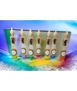 House of Koshu Rainbow Set 7 Geisha Sake Bottles In Original Package Emp... - $87.27