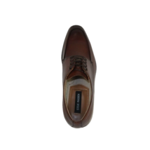 Men's Dress Shoes STEVE MADDEN Soft Leather upper Lace Up TASHER Tan image 8