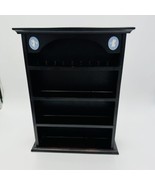 Wedgwood Display Shelf Jasperware Dancing Hour Black Wood Cabinet Case E... - £183.81 GBP