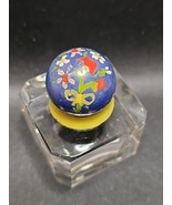 Molinard Concreta Toutes les Alpes Bakelite Hand Painted Solid Perfume P... - $52.52